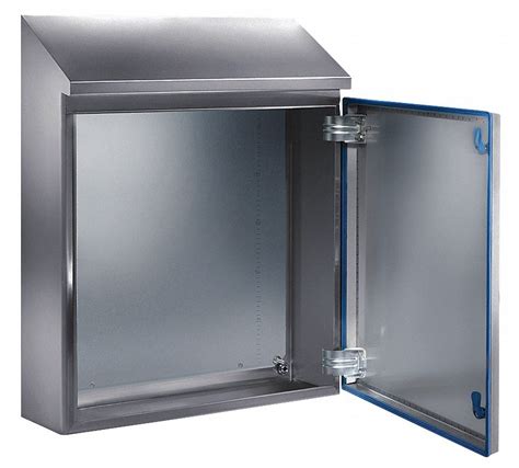 stainless steel sloped top enclosure